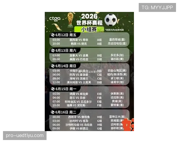 美国队2026世界杯赛程前瞻:主场作战能否突破小组赛 美国队2026世界杯赛程前瞻:主场作战能否突破小组赛