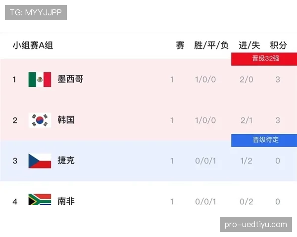 墨西哥队小组赛总结：东道主全胜晋级淘汰赛
